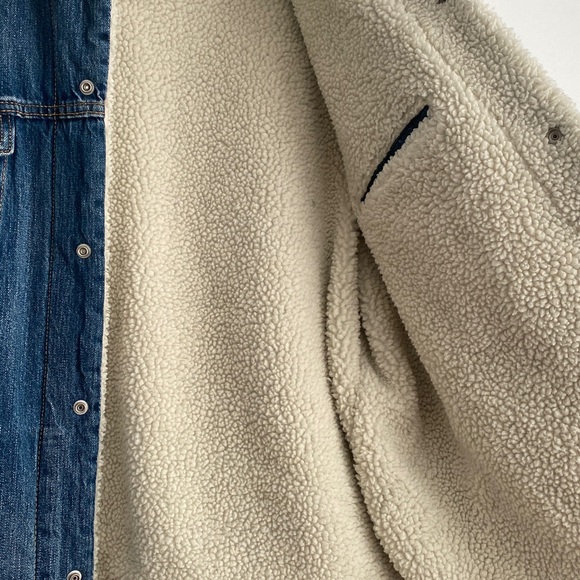 Levi’s Original Relaxed Fit Sherpa Trucker Jacket Size XXL - Picture 8 of 8